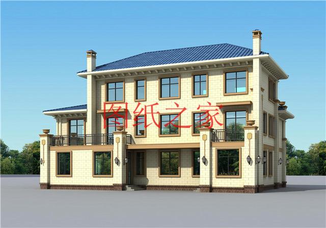 推薦4套時尚現代的三層別墅設計圖，客廳挑空，自建房的首選