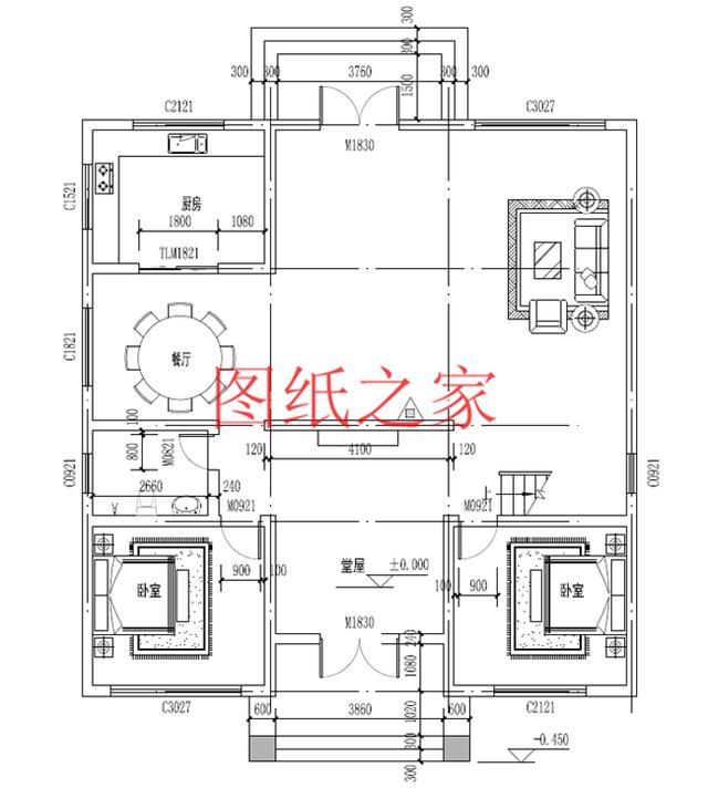推薦4套時尚現代的三層別墅設計圖，客廳挑空，自建房的首選