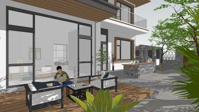 34萬(wàn)農(nóng)村別墅設(shè)計(jì)圖帶車庫(kù) 海南的朋友建房可以這樣建