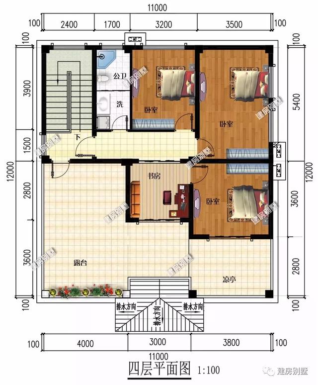 兩款平屋頂設(shè)計(jì)的別墅設(shè)計(jì)圖，這么好的房型，怎么忍心錯(cuò)過呢