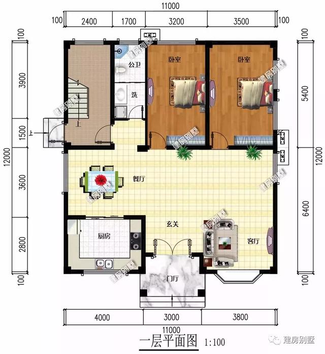 兩款平屋頂設(shè)計(jì)的別墅設(shè)計(jì)圖，這么好的房型，怎么忍心錯(cuò)過呢