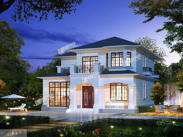 現(xiàn)在農(nóng)村人有福氣，有錢有地就可以建房，下面這款別墅設(shè)計(jì)圖送給你