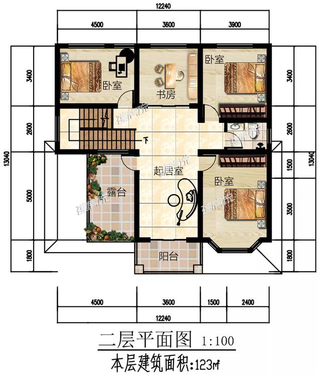 現(xiàn)在農(nóng)村人有福氣，有錢有地就可以建房，下面這款別墅設(shè)計(jì)圖送給你