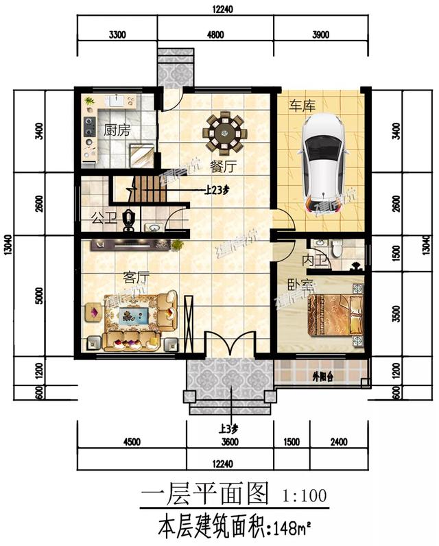 現(xiàn)在農(nóng)村人有福氣，有錢有地就可以建房，下面這款別墅設(shè)計(jì)圖送給你