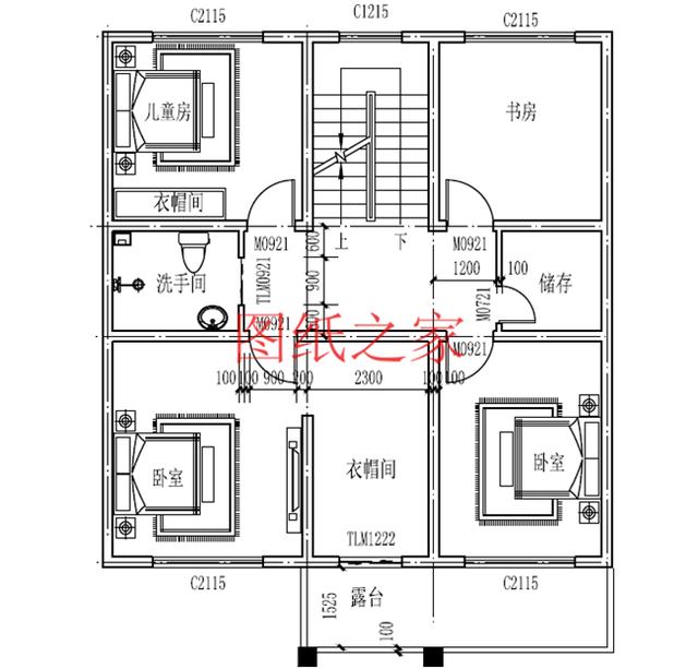 外觀靚麗、布局實(shí)用，建成后氣派有面子的小戶型三層別墅設(shè)計(jì)圖
