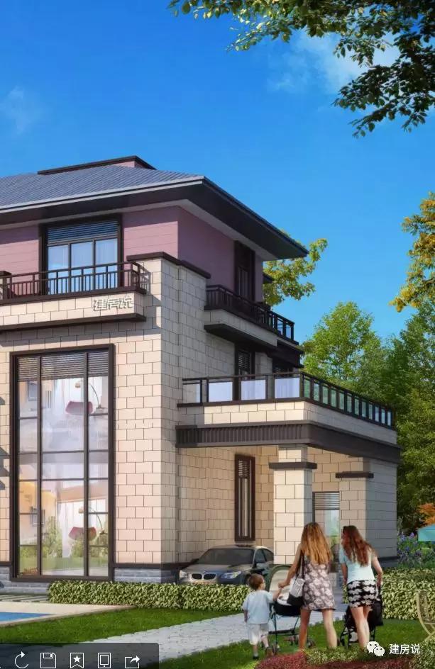 16X13米三層歐式別墅設(shè)計(jì)圖，占地面積200平，漂亮又大氣