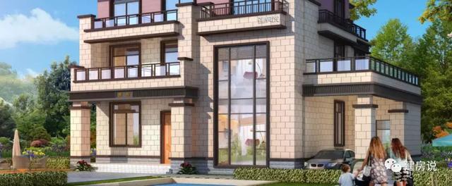 16X13米三層歐式別墅設(shè)計(jì)圖，占地面積200平，漂亮又大氣