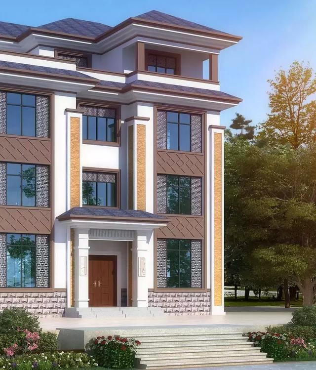 這三棟比較現(xiàn)代前衛(wèi)的農(nóng)村自建別墅設(shè)計(jì)圖，配套齊全，舒適生活從這里開始