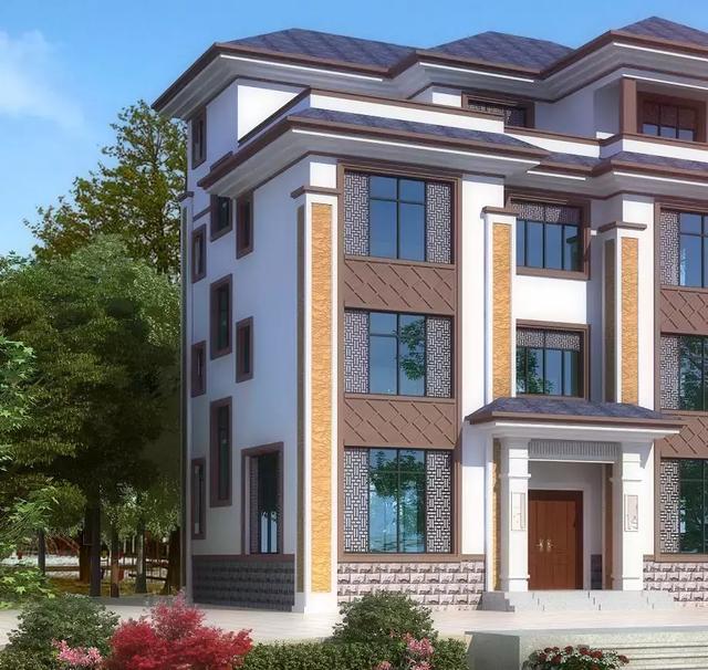 這三棟比較現(xiàn)代前衛(wèi)的農(nóng)村自建別墅設(shè)計(jì)圖，配套齊全，舒適生活從這里開始