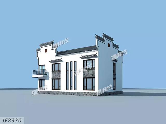 這三棟比較現(xiàn)代前衛(wèi)的農(nóng)村自建別墅設(shè)計(jì)圖，配套齊全，舒適生活從這里開始