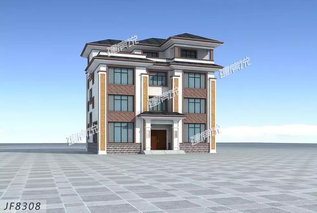 這三棟比較現(xiàn)代前衛(wèi)的農(nóng)村自建別墅設(shè)計(jì)圖，配套齊全，舒適生活從這里開始