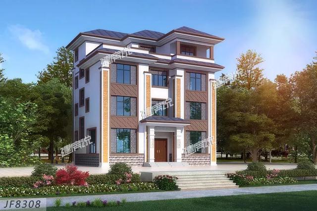 這三棟比較現(xiàn)代前衛(wèi)的農(nóng)村自建別墅設(shè)計(jì)圖，配套齊全，舒適生活從這里開始