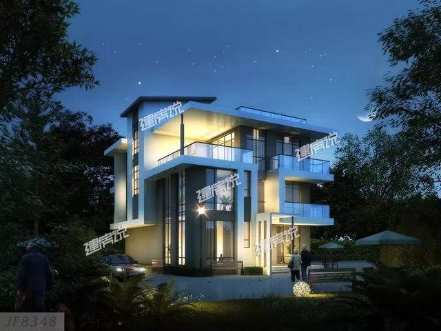 這三棟比較現(xiàn)代前衛(wèi)的農(nóng)村自建別墅設(shè)計(jì)圖，配套齊全，舒適生活從這里開始