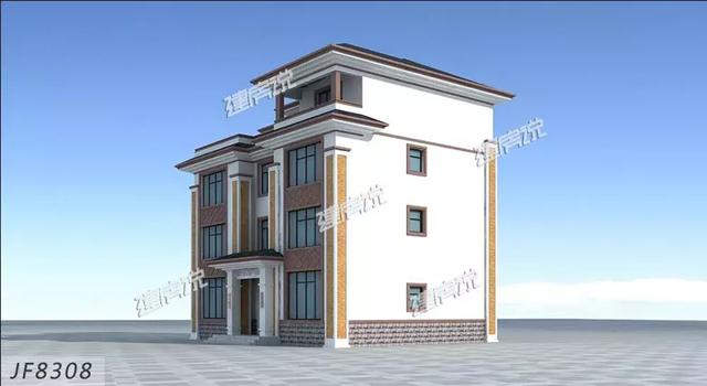 這三棟比較現(xiàn)代前衛(wèi)的農(nóng)村自建別墅設(shè)計(jì)圖，配套齊全，舒適生活從這里開始