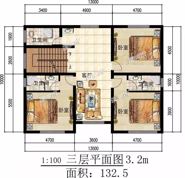 這三棟比較現(xiàn)代前衛(wèi)的農(nóng)村自建別墅設(shè)計(jì)圖，配套齊全，舒適生活從這里開始