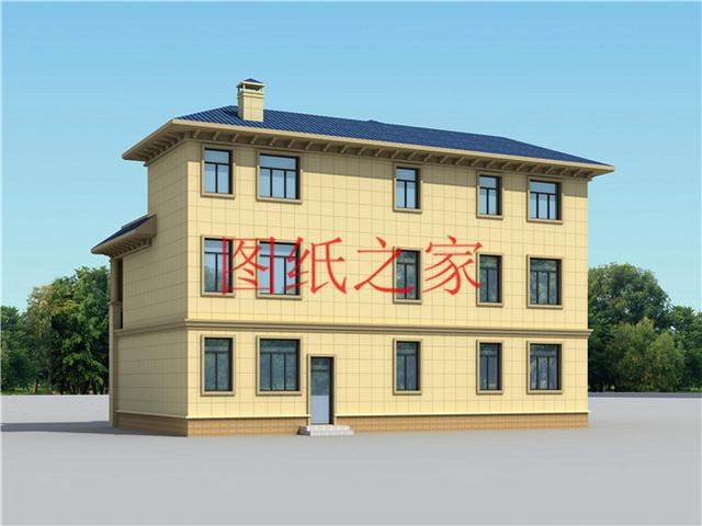 精選5套占地150平的三層別墅設(shè)計(jì)圖，主體造價(jià)50萬(wàn)內(nèi)，挑一套建房吧！