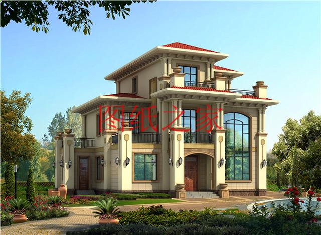 精選5套占地150平的三層別墅設(shè)計(jì)圖，主體造價(jià)50萬(wàn)內(nèi)，挑一套建房吧！