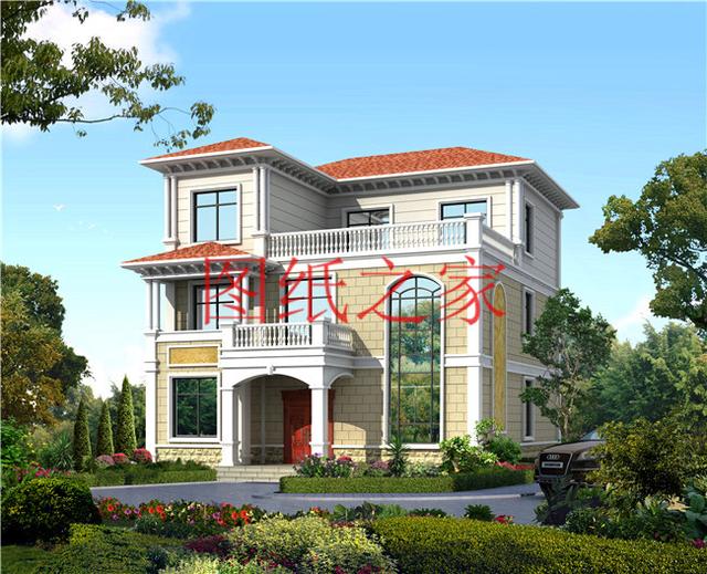 精選5套占地150平的三層別墅設(shè)計(jì)圖，主體造價(jià)50萬(wàn)內(nèi)，挑一套建房吧！