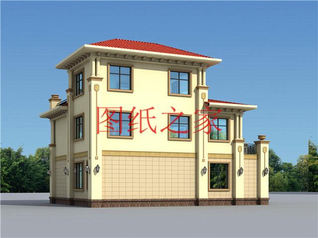 精選5套占地150平的三層別墅設(shè)計(jì)圖，主體造價(jià)50萬(wàn)內(nèi)，挑一套建房吧！