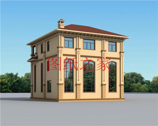 精選5套占地150平的三層別墅設(shè)計(jì)圖，主體造價(jià)50萬(wàn)內(nèi)，挑一套建房吧！