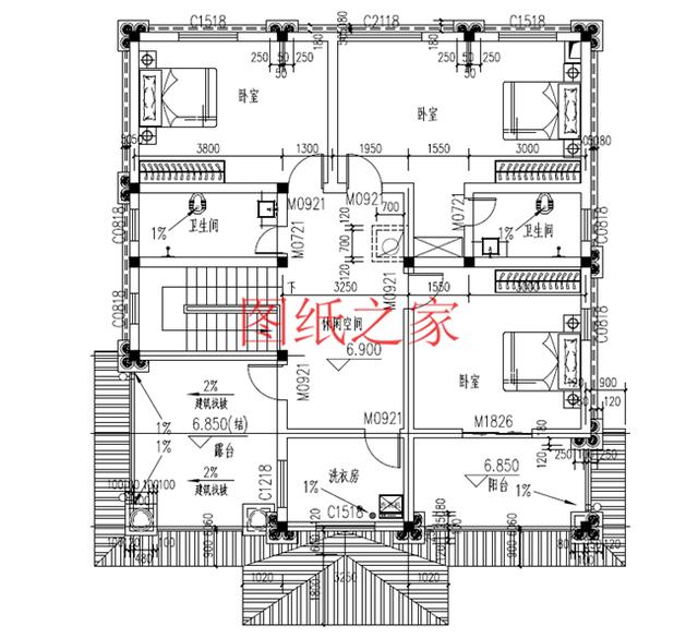 精選5套占地150平的三層別墅設(shè)計(jì)圖，主體造價(jià)50萬(wàn)內(nèi)，挑一套建房吧！