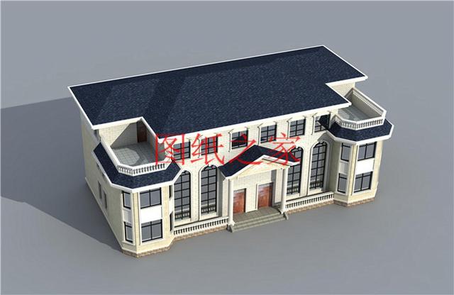 精選兩套農(nóng)村三層雙拼別墅，建成之后兄弟倆在村里肯定很有面子！