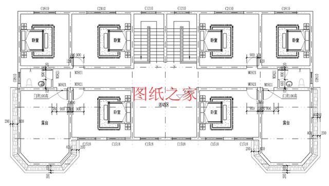 精選兩套農(nóng)村三層雙拼別墅，建成之后兄弟倆在村里肯定很有面子！