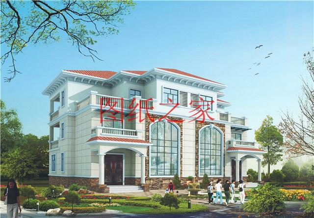 精選兩套農(nóng)村三層雙拼別墅，建成之后兄弟倆在村里肯定很有面子！