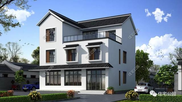 農(nóng)村臨街帶商鋪自建房，6套帶門面別墅戶型設(shè)計圖