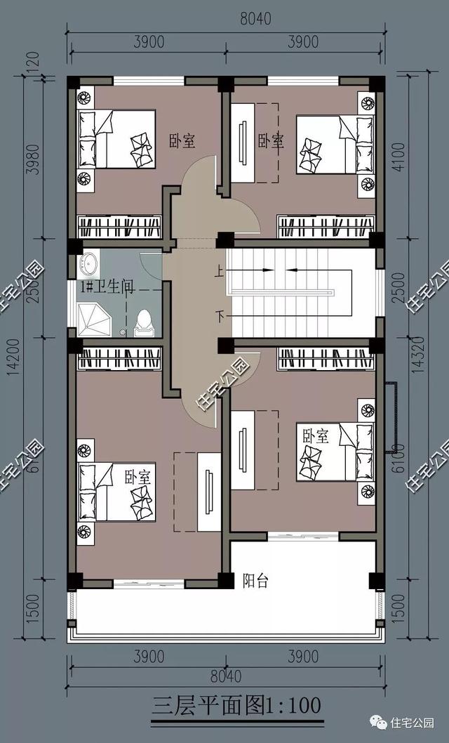 農(nóng)村臨街帶商鋪自建房，6套帶門面別墅戶型設(shè)計圖