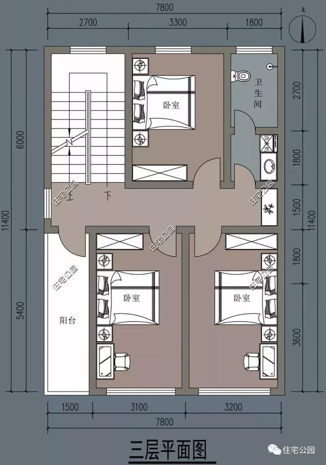 農(nóng)村臨街帶商鋪自建房，6套帶門面別墅戶型設(shè)計圖
