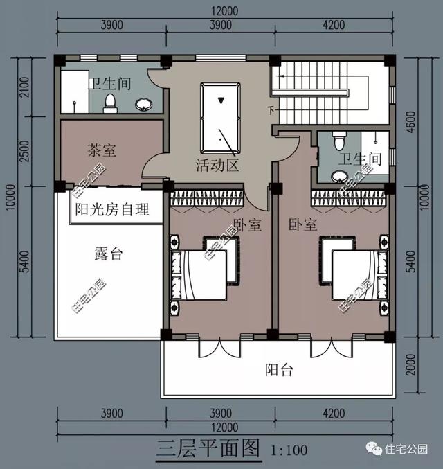 農(nóng)村臨街帶商鋪自建房，6套帶門面別墅戶型設(shè)計圖