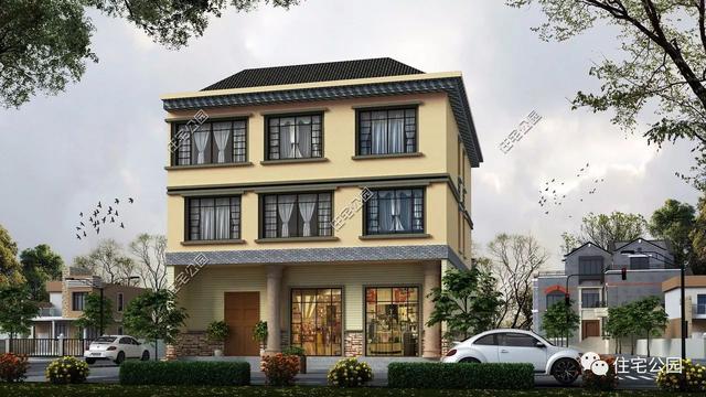 4款農(nóng)村帶商鋪的小別墅設(shè)計(jì)圖？告訴你臨街帶商鋪怎么建