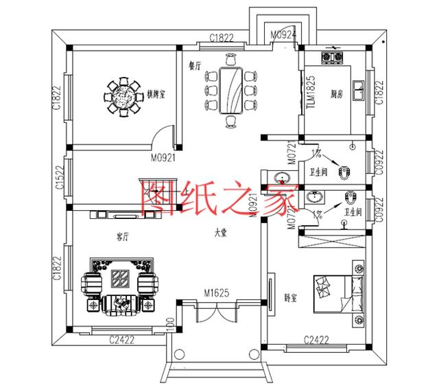 推薦3套農(nóng)村二層別墅設(shè)計(jì)圖，2個(gè)客廳5個(gè)臥室，全家人都能住在一起，不能錯(cuò)過(guò)！