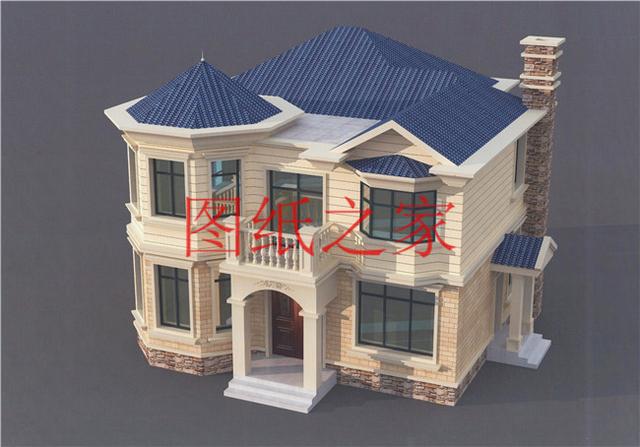 占地100平方米左右小宅基地的二層別墅，造價(jià)只要20萬！