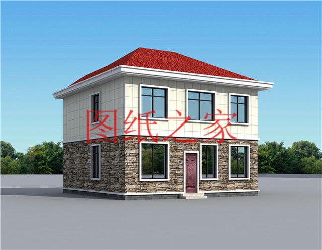 占地100平方米左右小宅基地的二層別墅，造價(jià)只要20萬！