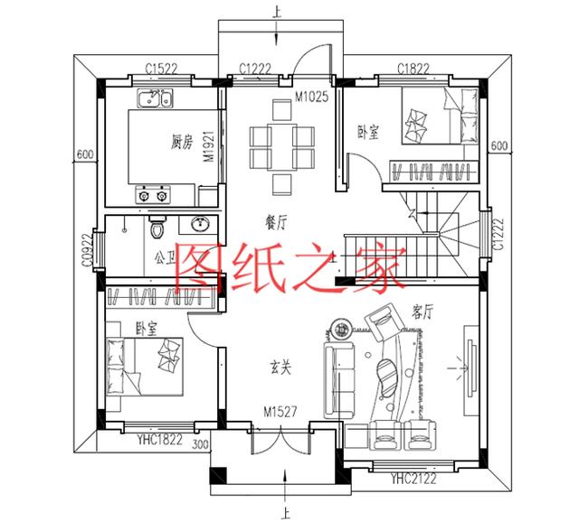 占地100平方米左右小宅基地的二層別墅，造價(jià)只要20萬！