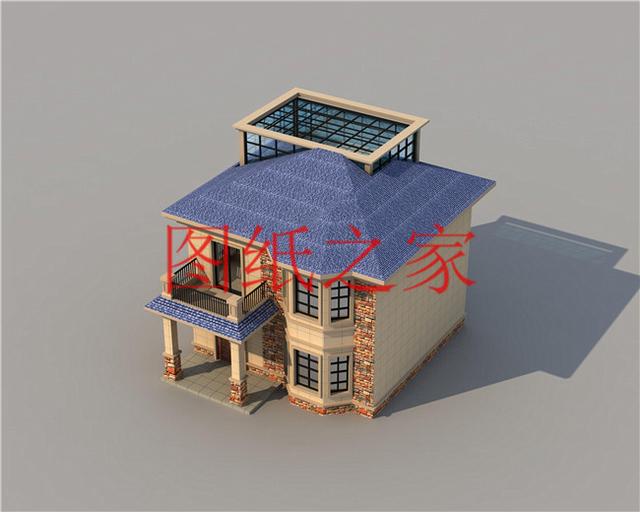 占地100平方米左右小宅基地的二層別墅，造價(jià)只要20萬！