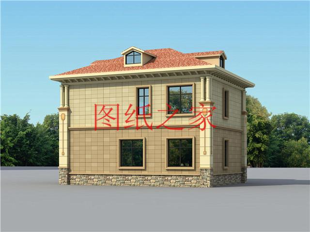 占地100平方米左右小宅基地的二層別墅，造價(jià)只要20萬！