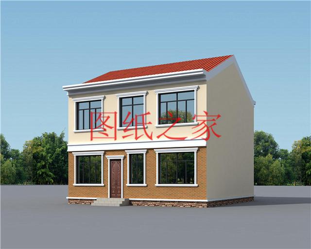 占地100平方米左右小宅基地的二層別墅，造價(jià)只要20萬！