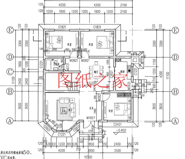 占地100平方米左右小宅基地的二層別墅，造價(jià)只要20萬！
