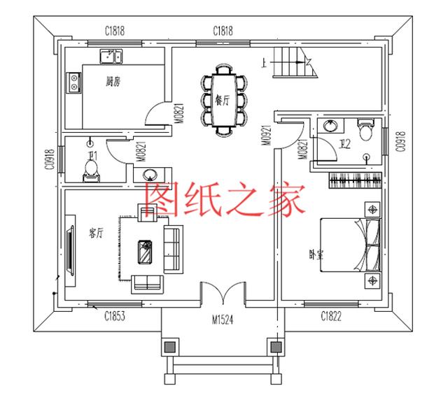 占地100平方米左右小宅基地的二層別墅，造價(jià)只要20萬！