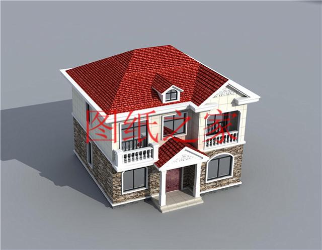 占地100平方米左右小宅基地的二層別墅，造價(jià)只要20萬！