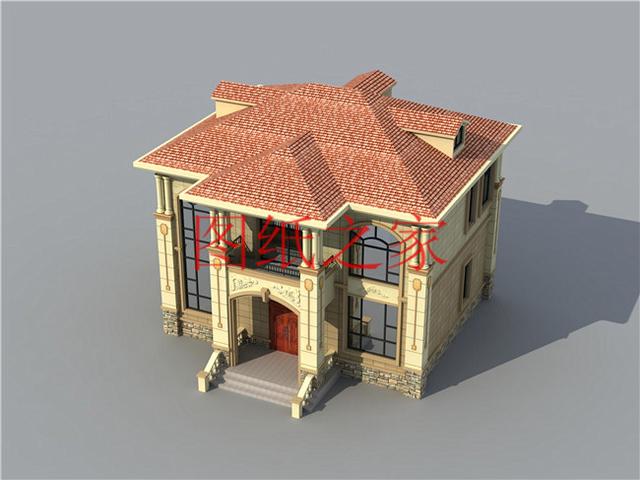 占地100平方米左右小宅基地的二層別墅，造價(jià)只要20萬！