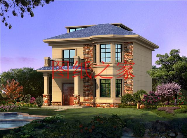 占地100平方米左右小宅基地的二層別墅，造價(jià)只要20萬！