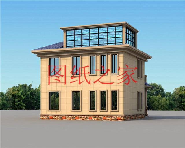 占地100平方米左右小宅基地的二層別墅，造價(jià)只要20萬！