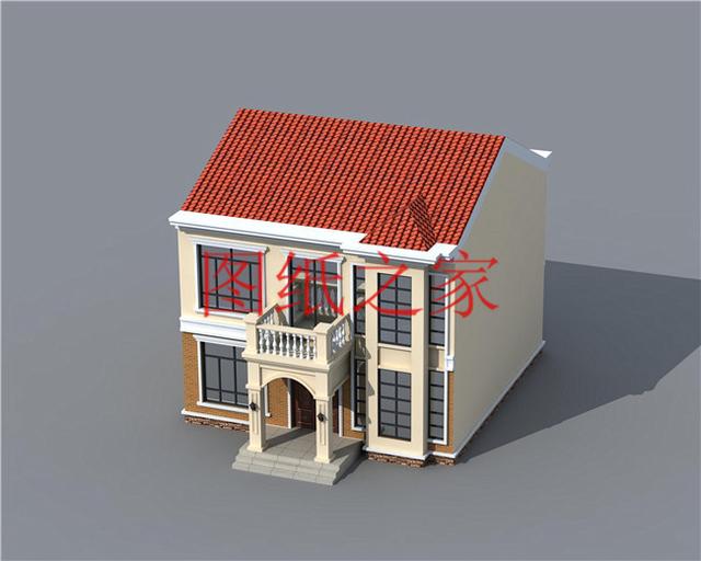 占地100平方米左右小宅基地的二層別墅，造價(jià)只要20萬！