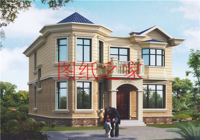 占地100平方米左右小宅基地的二層別墅，造價(jià)只要20萬！