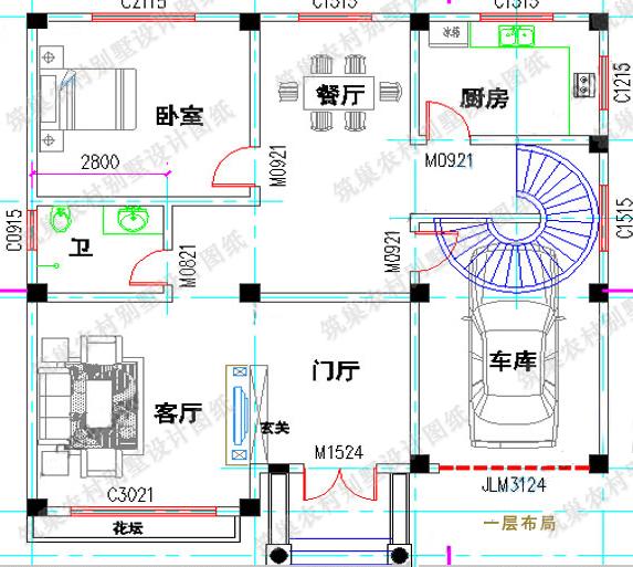 12×12米三層農(nóng)村別墅設(shè)計(jì)圖，帶多露臺(tái)+套間，一起來看看。