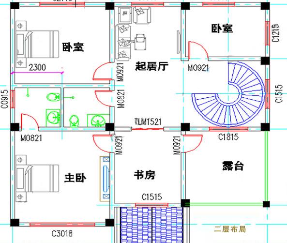 12×12米三層農(nóng)村別墅設(shè)計(jì)圖，帶多露臺(tái)+套間，一起來看看。